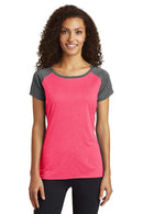 Ladies Sport-Tek Ladies Heather-On-Heather Contender Scoop Neck Tee. LST362 Sport-Tek