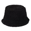 Lamb Faux Fur Bucket Hat Thickened Warm Teddy Velvet Winter Hats For Women Lady Bob  Panama Outdoor Plush Fisherman Hat JadeMoghul Inc.