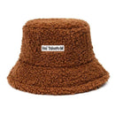 Lamb Faux Fur Bucket Hat Thickened Warm Teddy Velvet Winter Hats For Women Lady Bob  Panama Outdoor Plush Fisherman Hat JadeMoghul Inc.