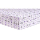 Lambs and Flowers Fitted Crib Sheet-FLOWER-JadeMoghul Inc.