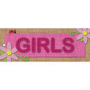 LAMINATED HALL PASS BURLAP GIRLS-Supplies-JadeMoghul Inc.