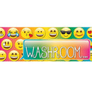 LAMINATED HALL PASS EMOJI WASHROOM-Supplies-JadeMoghul Inc.