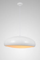 Lamps Cheap Lamps - 23.5" X 23.5" X White Aluminum Pemdant Lamp HomeRoots