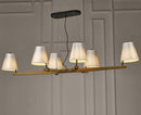 Lamps Cheap Lamps - 60" X 14" X 23" White Wood Pemdant Lamp HomeRoots