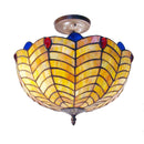 Lamps Lamps - Tiffany-style Shell Hanging Light HomeRoots