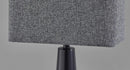 Lamps Modern Table Lamps - 16" X 8" X 25.5" Black Metal Table Lamp HomeRoots