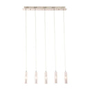 Lamps Table Lamps For Living Room - 23.6" X 5.5" X 39.4" Crystal Chrome Ceiling Lamp HomeRoots