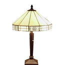 Lamps Table Lamps - Tiffany-style Mission-style White Table Lamp HomeRoots