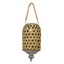 Lanterns Decorative Lanterns - Hanging Bamboo Woven Lantern HomeRoots