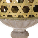 Lanterns Decorative Lanterns - Hanging Bamboo Woven Lantern HomeRoots