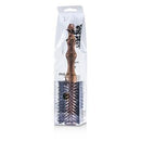 Large 65mm Round Brush (Polished Mahogany Handle, 65% Boar Bristle + 35% Nylon)-Hair Care-JadeMoghul Inc.