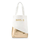 Large Canvas Tote Bag with Metallic Gold - Modern Foiling (Pack of 1)-Personalized Gifts for Women-JadeMoghul Inc.