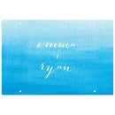 Large Cling with Aqueous Design Bright Purple (Pack of 1)-Wedding Signs-Carribean Blue-JadeMoghul Inc.