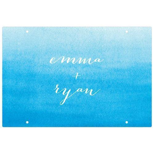 Large Cling with Aqueous Design Bright Purple (Pack of 1)-Wedding Signs-Navy Blue-JadeMoghul Inc.