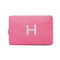 Large Cotton Waffle Makeup Bag - Hot Pink (Pack of 1)-Personalized Gifts for Women-JadeMoghul Inc.