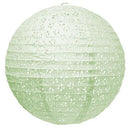 Large Eyelet Paper Lantern - Pale Green (Pack of 1)-Wedding Reception Decorations-JadeMoghul Inc.