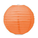 Large Paper Lantern - Tangerine (Pack of 1)-Wedding Reception Decorations-JadeMoghul Inc.