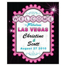 Las Vegas Rectangular Label Bright Green (Pack of 1)-Wedding Favor Stationery-Lemon Yellow-JadeMoghul Inc.