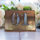 Laser Cut Metal Table Number Set Numbers 13-18 (Pack of 6)-Table Planning Accessories-JadeMoghul Inc.