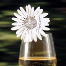 Laser Expressions Daisy Die Cut Card Lavender (Pack of 1)-Table Planning Accessories-JadeMoghul Inc.