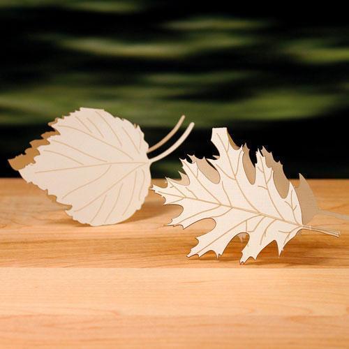 Laser Expressions Leaf Folded Place Card Lavender (Pack of 1)-Table Planning Accessories-JadeMoghul Inc.
