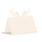 Laser Expressions Moose Antlers Folded Place Card Ivory (Pack of 1)-Table Planning Accessories-JadeMoghul Inc.