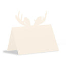 Laser Expressions Moose Antlers Folded Place Card Pastel Pink (Pack of 1)-Table Planning Accessories-JadeMoghul Inc.