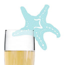 Laser Expressions Starfish Die Cut Card - Sea Blue (Pack of 12)-Weddingstar-JadeMoghul Inc.