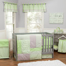 Lauren 3 Piece Crib Bedding Set-LAUREN-JadeMoghul Inc.