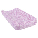 Lavendula Medallion Plush Changing Pad Cover-FLORENCE-JadeMoghul Inc.