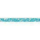 Aqua Scribble Straight Border Trim