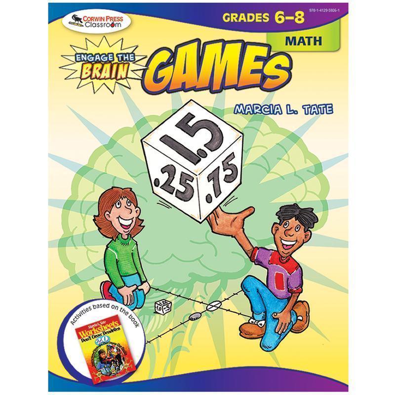 Engage The Brain Games Math Gr 6-8