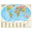 KIDS POLITICAL WORLD MAP LAMINATED-Learning Materials-JadeMoghul Inc.