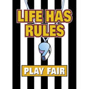 Learning Materials Poster Life Has Rules Play Fair TREND ENTERPRISES INC.