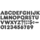 Learning Materials Ready Letters 4 Inch 3 D Black TREND ENTERPRISES INC.