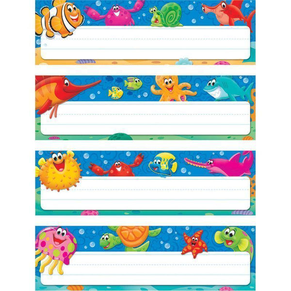 Learning Materials Sea Buddies Desk Toppers Name TREND ENTERPRISES INC.