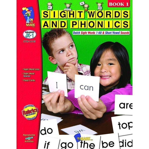 Learning Materials Sight Words Phonics Book 1 Gr Pk 1 ON THE MARK PRESS