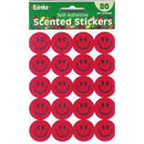 Learning Materials Stickers Scented Smiles 80/Pk EUREKA
