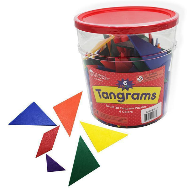 Tangrams Classpk 4 Colors 30