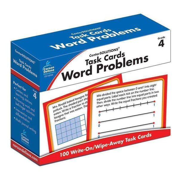 Task Cards Word Problems Gr 4