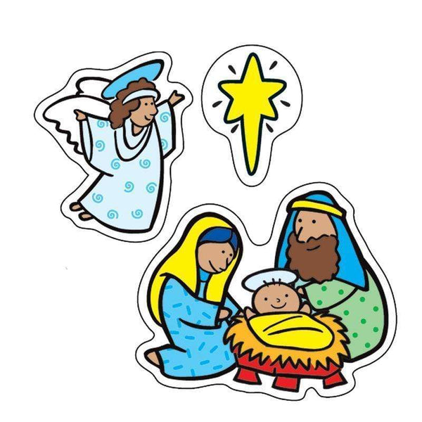 The Nativity Stickers 186 Per Pk