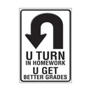 Learning Materials U Turn In Homework Lp Large Posters TREND ENTERPRISES INC.