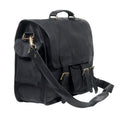 Leather Bags The Contemporary Satchel (Black) ML