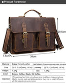 Leather Briefcases Handbags Computer Bags Man Shoulder Messenger Bag Men Business Men Briefcase-9033A3black-China-JadeMoghul Inc.