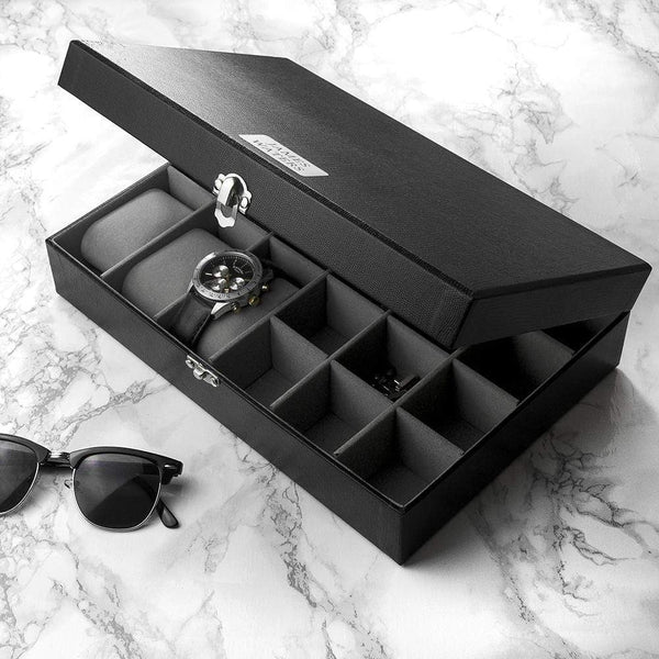Leather Gifts & Accessories Best Personalized Gifts Watch & Cufflinks Box Treat Gifts