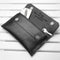 Leather Gifts & Accessories Personalized Wallets Black Leather Clutch Bag Treat Gifts