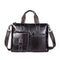 Leather Laptop Bag 14inch Genuine Leather Shoulder Bags Business Briefcase Handbag-260Fcoffee-China-JadeMoghul Inc.