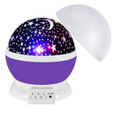 LED Projector Star Moon Night Light Sky Rotating Operated Nightlight Lamp For Children Kids Baby Bedroom Nursery  Christmas Gift AExp