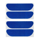 LEEPEE 4 Pieces/set Car Reflective Stickers Car Door Wheel Eyebrow Sticker Decal Safety Mark Reflective Strips Warning Stickers JadeMoghul Inc.