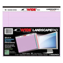 LEGAL PAD LANDSCAPE ASSORTED 3 PACK-Learning Materials-JadeMoghul Inc.